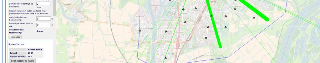 P+Fiets-overstap voor deze locatie is gelegen aan de N3: Voor het