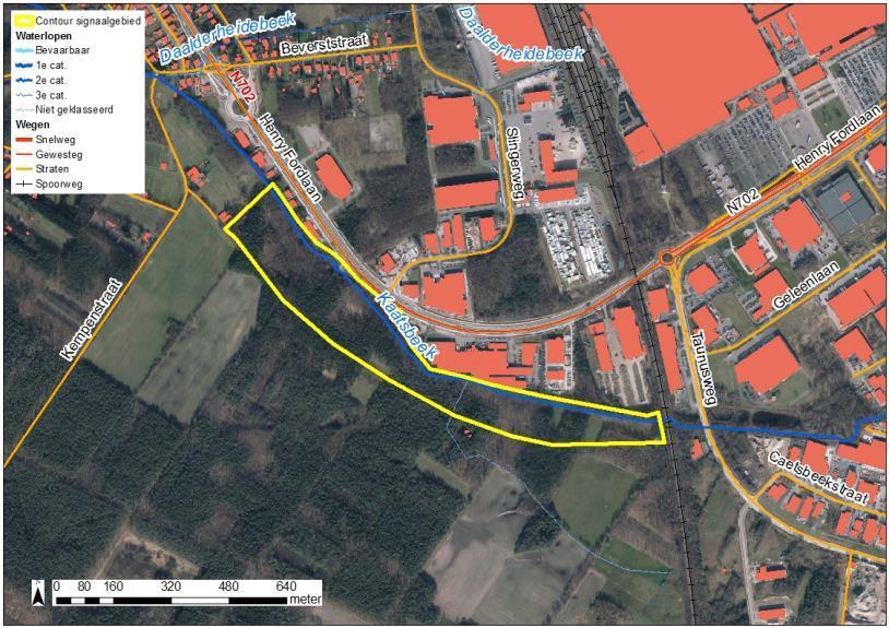 1 Situering 1.1 Algemeen Gemeente(n): Provincie(s): Bilzen, Genk Limburg Ligging: Het signaalgebied ligt ten zuiden van de Henry Fordlaan, langsheen de Kaatsbeek.