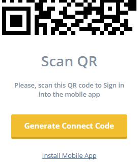 Qaller gebruiken Installeer de app op de telefoon en koppel deze met het gebruikersaccount. Dat kan via een handige QR-scancode.