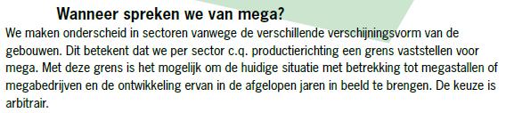 Het Alterra-rapport geeft overigens duidelijk aan dat de