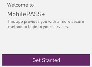 Stap 3: De MobilePASS+-app installeren en openen a. Tik op de knop Installeren om te beginnen met downloaden. b. Als het downloaden is voltooid, tikt u op de knop Open.