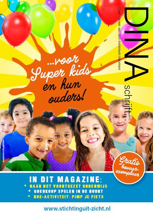 nl Heeft u het gratis magazine Dina Schrijft al gelezen? De drie Walcherse gemeenten hebben een magazine uitgegeven.