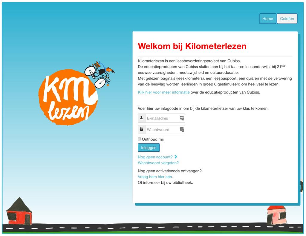 3. Voorbereiding 3.1 Account aanvragen en registreren Ga naar www.kilometerlezen.nl Klik op de link Nog geen account? om een inlogaccount aan te maken. Vul alle velden met een * in.