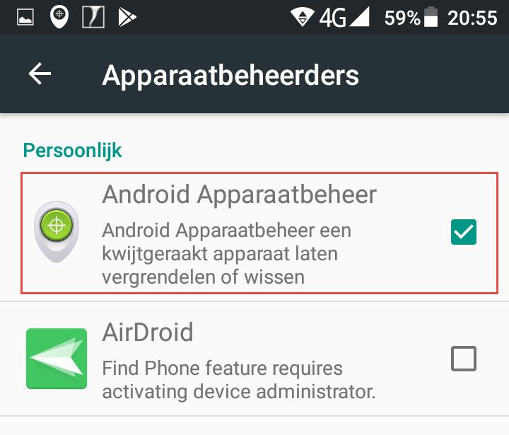 Werkwijze: -Ga op je Android toestel naar de Instellingen (Tandwieltje) en vervolgens naar het item Beveiliging.