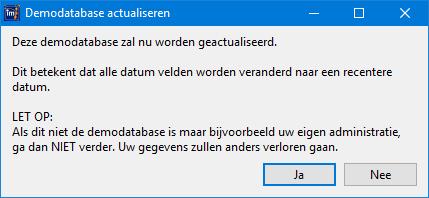 De demo-administratie In deze administratie zijn fictieve gegevens opgenomen zodat je kennis kunt maken met onze software en kunt oefenen met alle functionaliteiten.