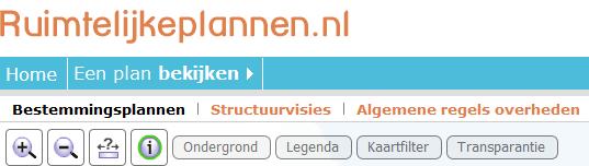 Overgangsrecht voorzieningen Ruimtelijkeplannen.nl (RP.nl) De ruimtelijke instrumenten in de database van de landelijke voorziening Ruimtelijkeplannen.