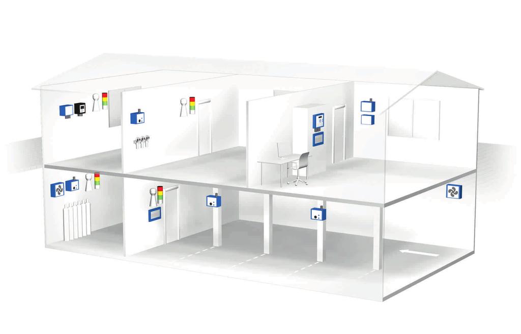 07 Voorbeeldinstelling van een VarioGard-systeem D-29741-2015 D-6452-2010 2300/2320 De Dräger VarioGard 2300/2320 is voorzien van zeer precieze optische infraroodsensoren die de kans op vals alarm