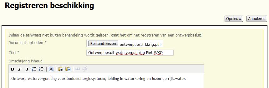 Kies een bestand (pdf of Word), geef de