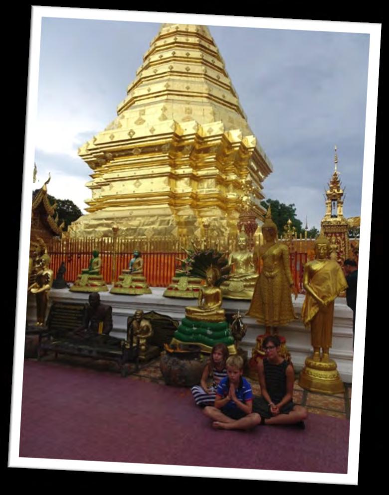 Deze zomer hebben wij een fantastische rondreis door Thailand! gemaakt met z'n 5-en.
