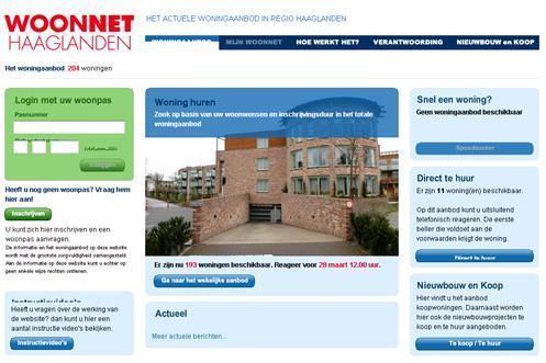 Jeugdomnibusenquête 2012 157 Woonnet Haaglanden is een site met het woningaanbod in de Tussenpagina regio Haaglanden (Zoetermeer, Den Haag en omliggende gemeenten).