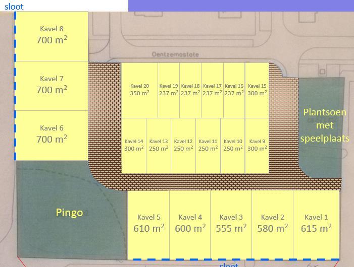 L o c a t i e Woningtype I Woningtype II V e r k o c h t V e r k o c h t Kavelnummers 9 t/m 12 en 15 + 16.