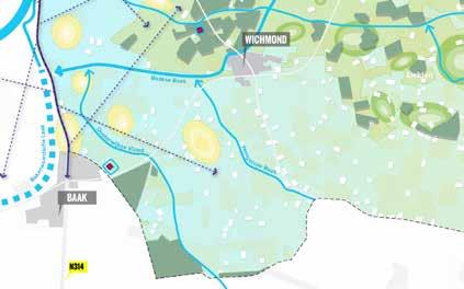 Stap 3 Raadpleeg de kernkwaliteiten Eén van de kernkwaliteiten van dit gebied zijn de karakteristieke oude bouwlanden op de hogere delen, vaak rivierduinen, die van oudsher gebruikt werden voor