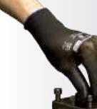 volgens Europese Richtlijn 89/686/EEG 4131 g40 Handschoenen voor mechanische bescherming Coated Hoogwaardige handbescherming voor algemeen gebruik die het volgende biedt: De hoogste niveaus van