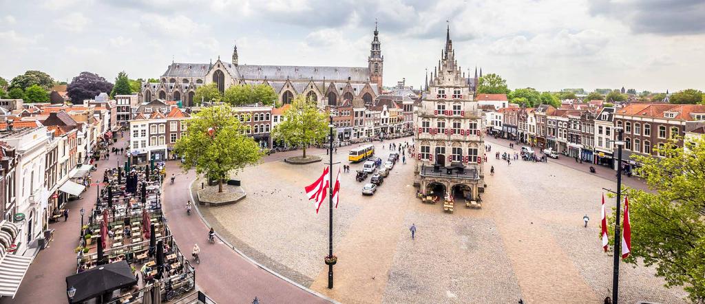 Uitnodiging bezoek gaststad Gouda Woensdag 8 juni 2016 Gouda, Beste Binnenstad van Nederland in de categorie middelgrote binnensteden, verwelkomt u als gaststad.