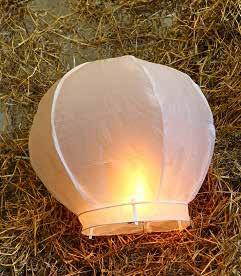 Zo voorkomt u dat een voor u speciaal moment onbedoeld ook voor de buurman onvergetelijk wordt De wensballon mag niet opgelaten worden: Bij een windkracht van meer dan 2 Beaufort.