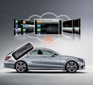 01 Mercedes-Benz telefoonmodule met Bluetooth (SAP 1 ) 2 Beleef internet, telefonie en navigatie op een volstrekt nieuwe wijze dankzij de combinatie van de Mercedes-Benz telefoonmodule met Bluetooth