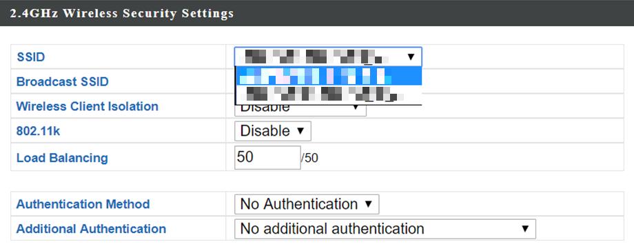 4GHz 11bgn > Beveiliging. 2.