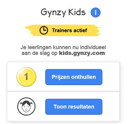 Gynzy Kids - Overzicht Resultaten In het leerkrachtendeel kunnen we op verschillende manieren inzien hoe er geoefend is door de leerlingen en houd je overzicht over de activiteiten; per Trainer kun