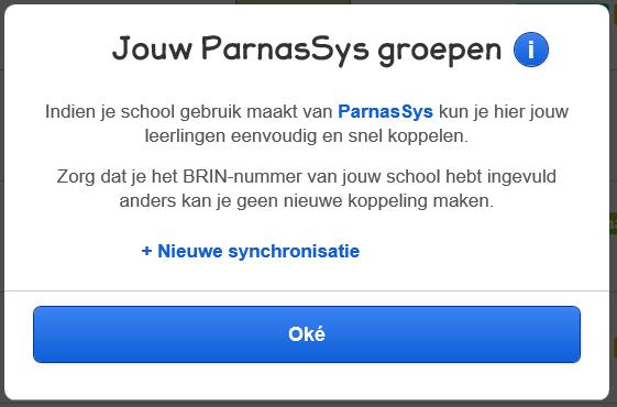 Indien je school ParnasSys gebruikt en dit door de beheerder aan Gynzy is gekoppeld, kun je de leerlingen snel importeren.
