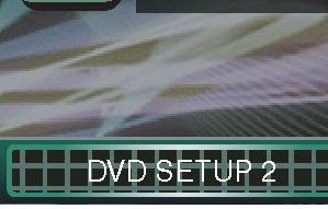Voor de ingebruikneming Instelmenu Het DVD SETUP -scherm weergeven DVD SETUP -scherm Parental Level Set 9 OFF Angle Mark 0 Screen Ratio On Off 0 : LB DVD SETUP 9 Geeft het kinderslotscherm weer.
