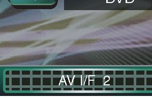 Voor de ingebruikneming Instelmenu Het AV I/F -scherm weergeven AV I/F -scherm R-CAM Interruption On 9 R-CAM Mirror Normal 0 AV-OUT DVD AV I/F 9 Stelt een methode voor omschakeling naar de