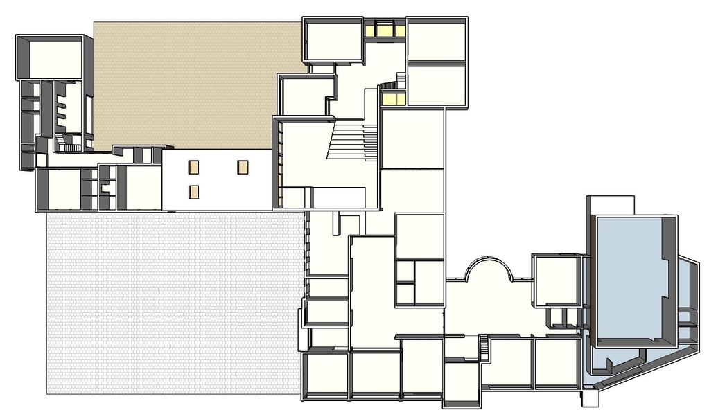 PLATTEGROND BEGANE GROND NIEUW 3D / peutergroep speelplein OB speellokaal BSO Handv.