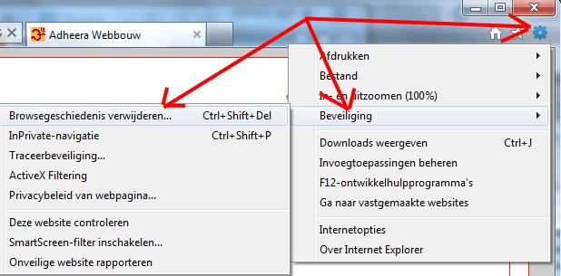 Internet Explorer: F5 Firefox: Ctrl+R Google Chrome: F5 of Ctrl+R Safari: rechts klikken "laad opnieuw" Opera: rechts klikken "herladen" Wanneer het niet voldoende is geweest om de pagina te