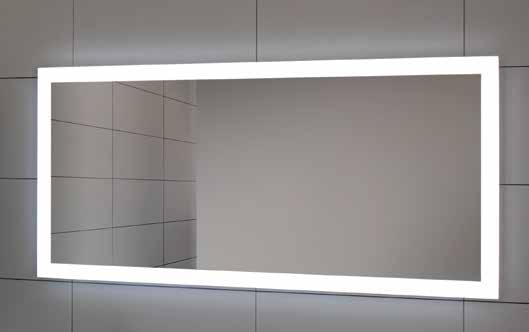 cm 610,00 507443 160 cm 675,00 Sanijura Spiegel Reflet Sens Dampwerend en LED verlichting Hoogte: 65 cm.