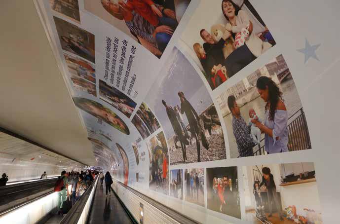 4 kort 5 Studiesteden wacht verdere groei internationale studenten 65% Europeaan van geboorte Wie afgelopen zomer de metro nam bij Montparnasse, zag vanaf de rolstoep een fresco aan zich