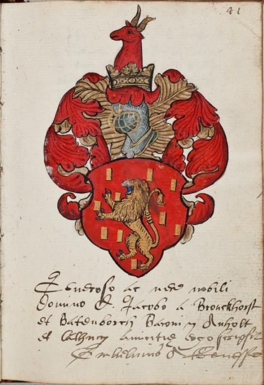 P 103 fol 027v en 028r. Joannes van Bochorst, Douai, 1570-1571.Gouache. In.