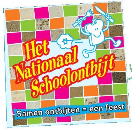 Schoolontbijt Op vrijdag 10 november doet onze school mee aan het nationale schoolontbijt. We starten de dag met een gezond ontbijt in de eigen klas.