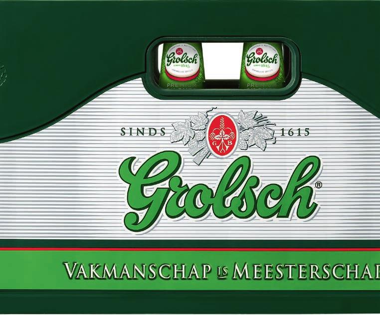 SUPER ACTIE! MAX. 4 STUKS PER KLANT Grolsch bier krat 16/24 flesjes à 300/450 ml 15. 49 8.
