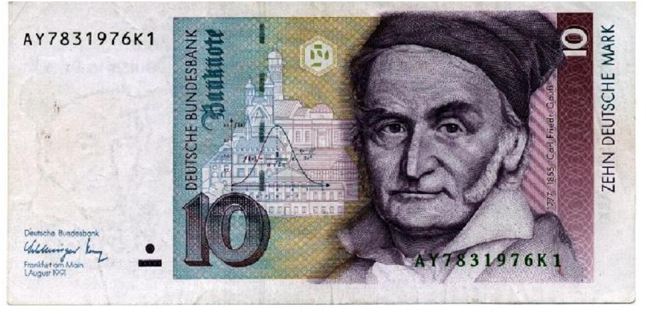 Carl Friedrich Gauss, 1777-1855 Pi-berekening,