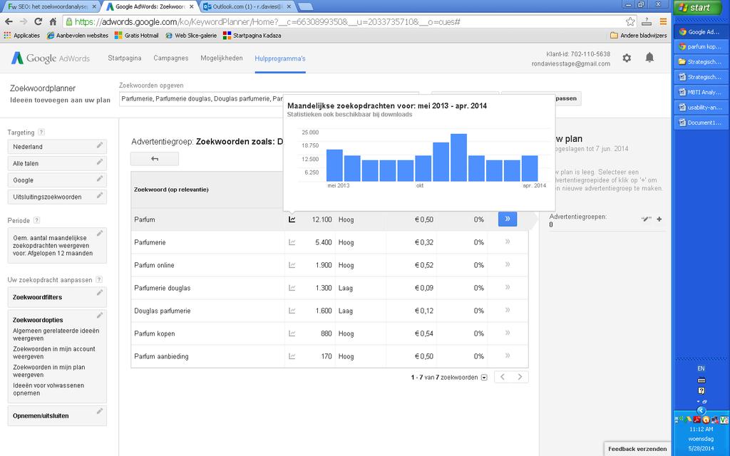 5. SEO on page analyse categoriepagina Parfum Categoriepagina De categoriepagina die hieronder behandeld is heeft betrekking op de product categorie geuren van Douglas.