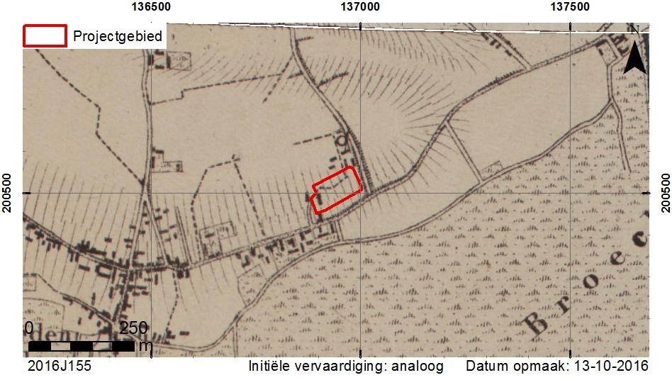 Fig. 16. Situering op de topografische kaart van Vandermaelen, 1846-1854 (AGIV WMS). Fig. 17. Situering op de kadasterkaart van Popp (AGIV WMS).