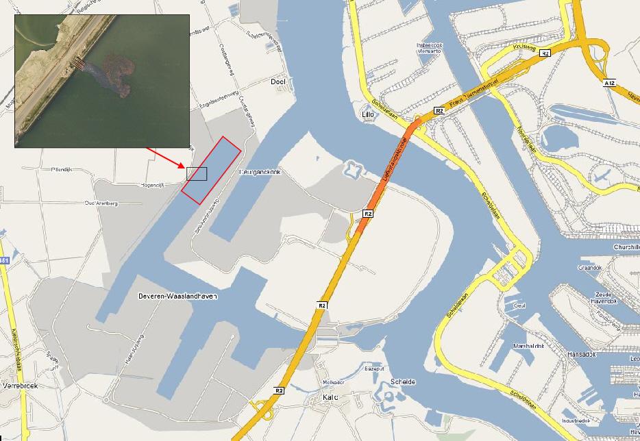 Inleiding 1 Inleiding In de haven van de Antwerpse Linkerscheldeoever wordt een dok gedeeltelijk gedempt.