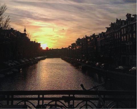 Rembrandttoren vanaf de Prinsengracht Hoogbouw