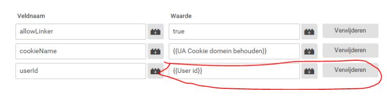 Deze dien je in te stellen binnen onderstaande variabele: Deze variabele achterhaal je via variabele > nieuw > URL en het componenttype Zoekopdracht.