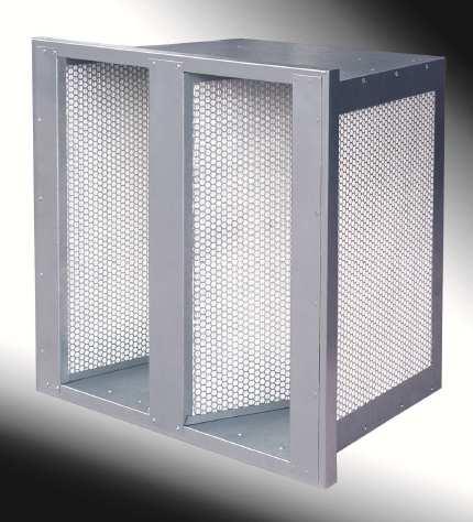 Hoge temperatuurfilters RPV-HT / 350 Filtratie voor luchtbehandelingkasten met een luchtinlaatvoorfilter, gesitueerd dicht bij een verwarmingbatterij ompact en economisch Groot filteroppervlak Hoge