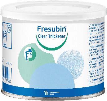 Fresubin Clear Thickener Instant indikkingsmiddel dd voor heldere dranken en vloeistoffen. blik van 150 g.