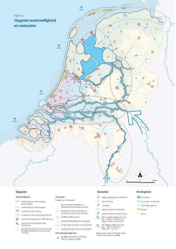 de doelstelling van het Nationaal Waterplan om een gebied klimaatbestendig en waterrobuust in te richten en om wateropgaven en ruimtelijke vraagstukken te integreren.