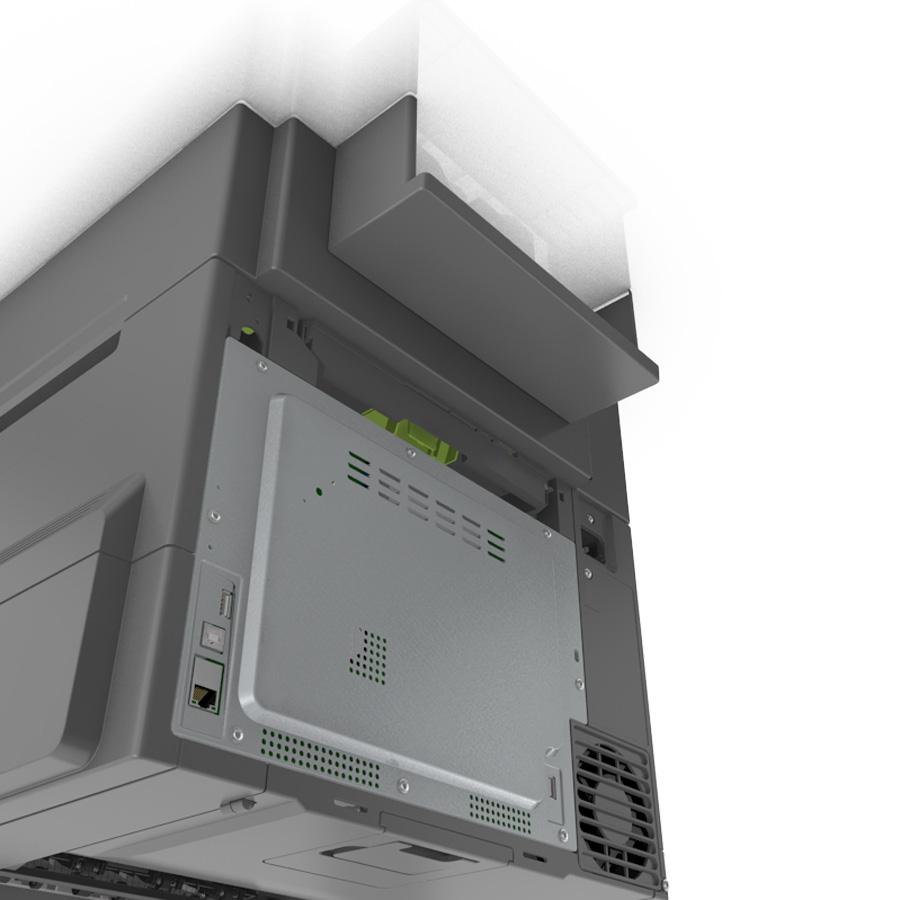 Printer beveiligen 107 Printer beveiligen De vergrendelingsfunctie gebruiken De printer heeft een vergrendelingsfunctie.