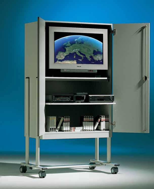 TV kasten voor kleinere TV s Model TV 120 Buitenmaten, B/H/D: 105 x 190 x 57 cm TV-vak binnenin, B/H/D: 91 x 65 x 53 cm Gewichtt: ca.