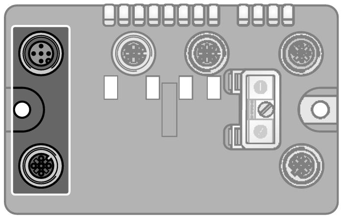 6699200 connector /S2501 Hulpenergie verbindingskabel (voorbeeld): RKC 4.4T-2-RSC 4.4T Ident-No.