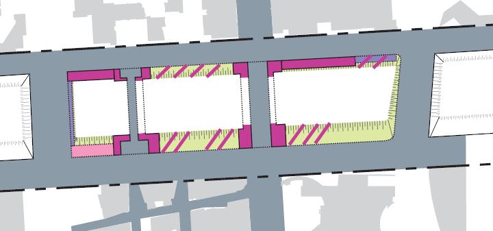 4.3 Plintbebouwing Voor de volgende onderdelen van de plintbebouwing aan weerszijden van het station Amsterdam Zuid/WTC zijn welstandscriteria opgesteld: plintbebouwing algemeen, gevel plintbebouwing