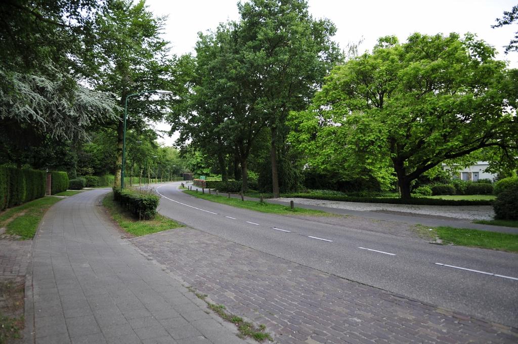 Omgeving en tuin De Helmondseweg is een fraaie brede laan met aan weerszijden vrijstaande villa's.