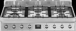 DUBBELE OVEN Naast het uitgebreide assortiment fornuizen met enkele oven, heeft Smeg ook een aantal fornuizen met dubbele oven: de C92 en SNLK926 serie.
