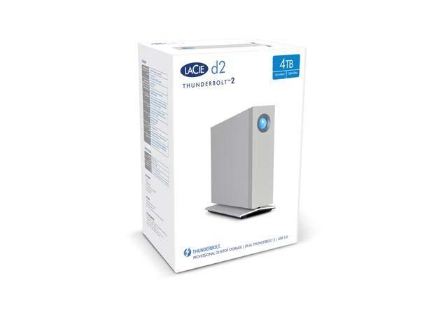 Professionele Thunderbolt 2-oplossingen LaCie d2 Bewezen ontwerp, nieuwe specificaties. Met de snelheid van SSD.