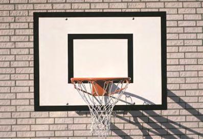 BORDEN VOOR WANDBEVESTIGING Aluminium basketbalinstallatie voor wandmontage met diepte uitvoering 50 cm, 125 cm of 165,