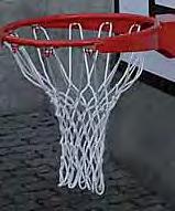 van staal (oranje): 09000046 Basketbalnet, 6 mm